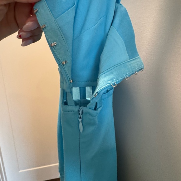 Jonathan Simkhai Sky Blue Fringe Mini Dress - Picture 3 of 4